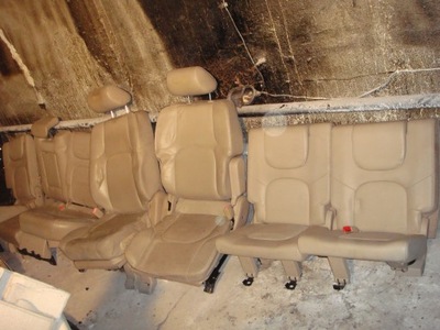 Сиденья заднее сиденье кожа nissan pathfinder iii r51 7-os фото №1