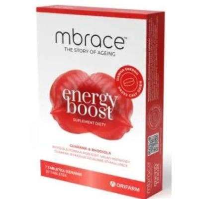 MBRACE ENERGY BOOST GUARANA & RHODIOLA ENERGIA 20 TABL