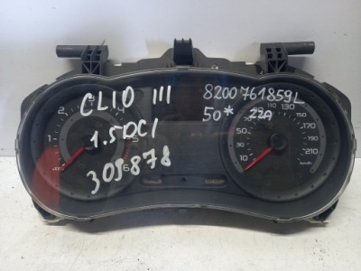 Счетчик приборы clio iii 1.5 dci 8200761859l фото №1