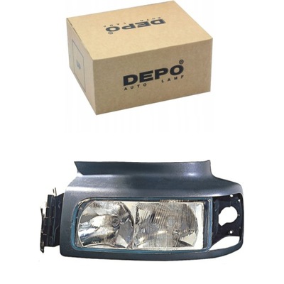 Фара лампа левый do renault trucks kerax midlum premium фото №1