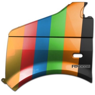 Крыло левый do vw t5 transporter 03-15 lr9a фото №1