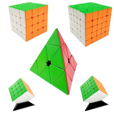 KOSTKA MoYu ZESTAW 4x4 5x5 Piramida PROFESJONALNA