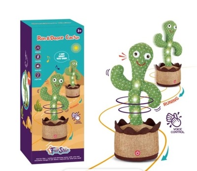 Grający Śpiewający Kaktus Zabawka W Przebraniu