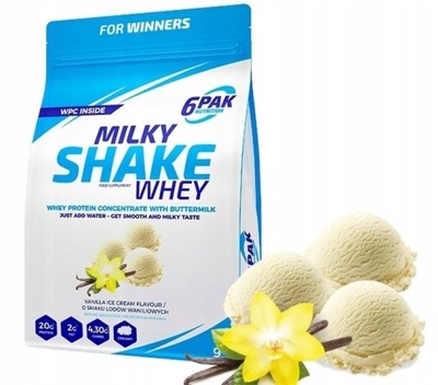 6PAK Nutrition Milky Shake 700g LODY WANILIOWE
