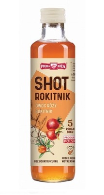 Shot Rokitnik 250ml Polska Róża owoc róży rokitnik