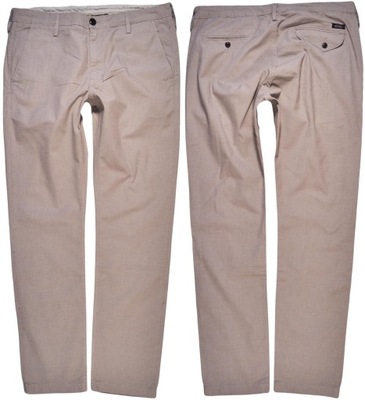LEE spodnie SLIM tapered CHINO W35 L32