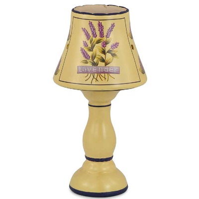 Świecznik ceramiczny lampka lawenda 28cm