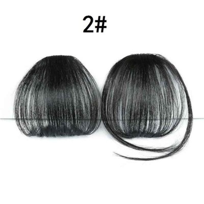 Treska grzywka włosy krótkie syntetyczne czarny ( 2# )