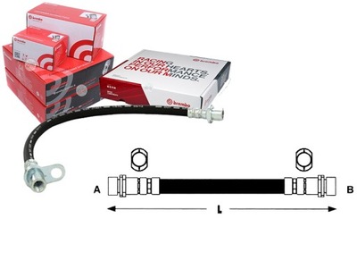 ПАТРУБОК ТОРМОЗНОЙ BREMBO BH778168 512312 19031101