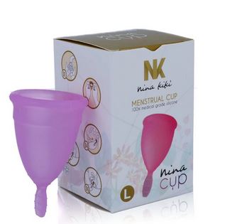 NINA kiki CUP Kubeczek Menstruacyjny Fiolet rozm L