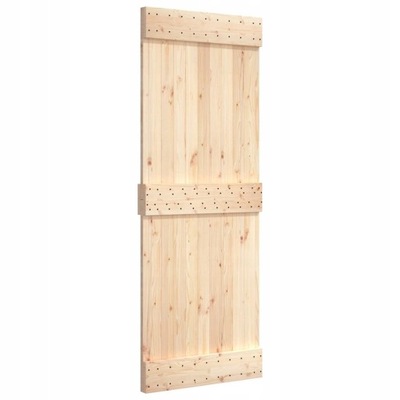 Drzwi drewniane VidaXL 154432 85x210 cm sosna