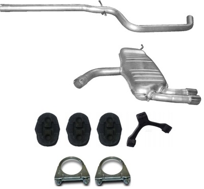 AUDI A3 2.0 D 2005-6/08 SILENCER SET SYSTEM  