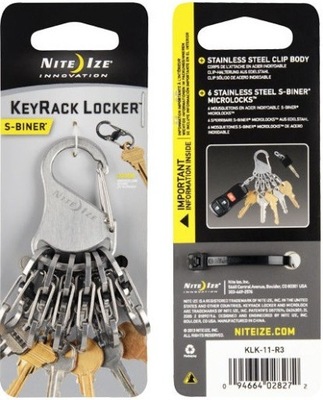 Nite Ize S-Biner KeyRack Stalowy karabinek klucze