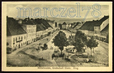 MIĘDZYLESIE - RYNEK - KARETA 1920