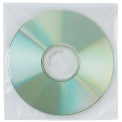 Koperty na CD/DVD Q-CONNECT 50szt. transparentny