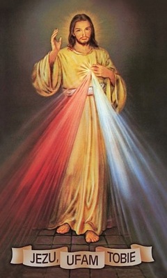 Obraz Diamentowy Haft Jezus Miłosierny 46x56cm XL KWADRATOWE DIAMENTY