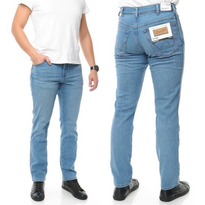 WRANGLER TEXAS SLIM spodnie męskie proste W34 L34