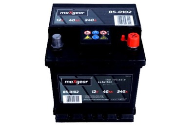 MAXGEAR BATTERY 12V 40AH 340A L- 175X175X190  