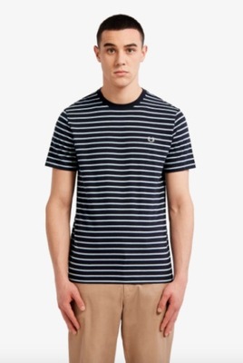 FRED PERRY _ paski T-shirt _ M