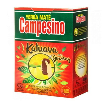 YERBA MATE CAMPESINO KATUAVA GINSENG 500G PARAGWAJ