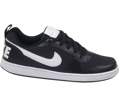 NIKE COURT BOROUGH LOW FORCE TRAMPKI CZARNE