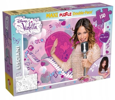 PUZZLE DWUSTRONNE MAXI 150 EL. VIOLETTA - LISCIANI