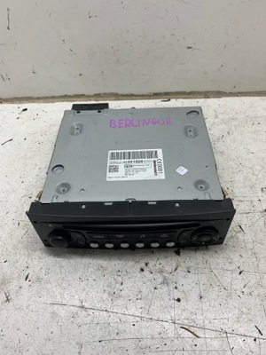 Радио cd проигрыватель 98041626xt01 citroen berlingo ii фото №1