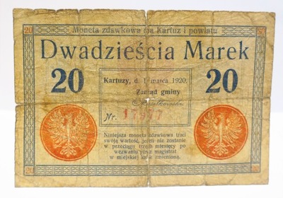 20 MAREK 1920 KARTUZY