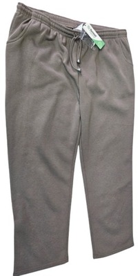 Damart spodnie dresowe beżowe ocieplane 46 48