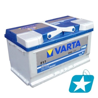 VARTA BLUE 80AH 740A (F17)