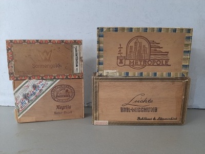 Niemieckie papierosy cygara cygaretki pudełko