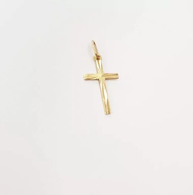 ZŁOTA ZAWIESZKA KRZYZYK - 585 - 0,55 G