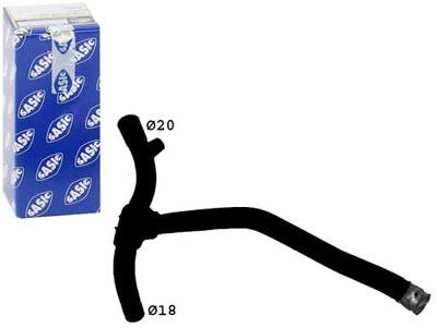 Шланг обігрівача peugeot 206 sasic фото №1