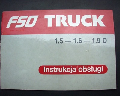 FSO TRUCK (1992) (1.5-1.6-1.9D) MANUAL MANTENIMIENTO  