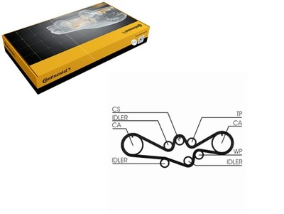 Ремень распределительного вала subaru forester impreza legacy i legacy ii 1.6-2.2 фото №1