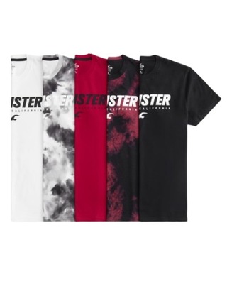 Hollister by Abercrombie - Logo Graphic Tee 5-Pack - M -