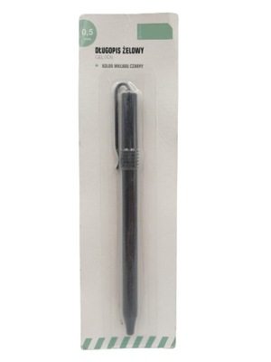 Długopis Żelowy Czarny 0,5mm