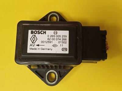Датчик ускорения esp renault scenic i 0265005259 / 8200074266 nr1669 фото №1