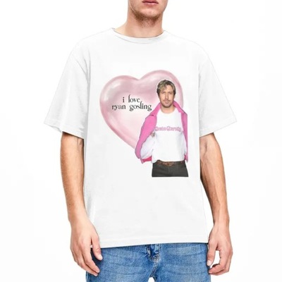 Men Women I Love Ryan Gosling Stuff Vintage Pure T-Shirt Koszulka