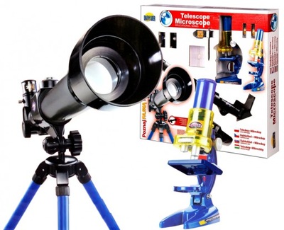 Teleskop + mikroskop. Zestaw edukacyjny