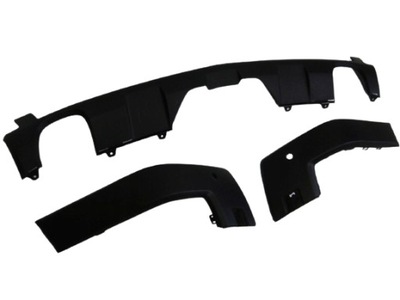 Mercedes glk 204 накладка бампера заднього offroad фото №1