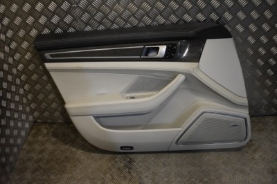 Обшивка дверь передний левый porsche panamera 971 glattleder kreide 1 фото №1