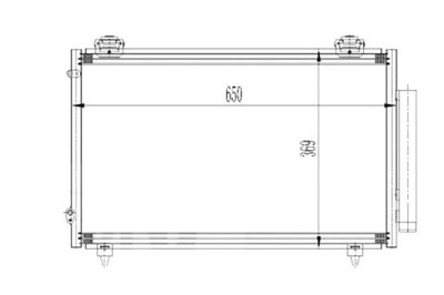 DEPO KONDENSATORIUS KONDICIONAVIMO TOYOTA COROLLA 02/02-0 