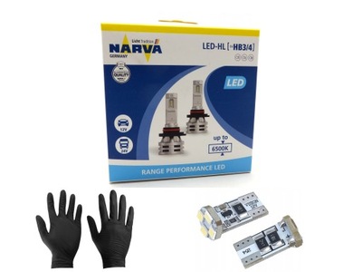 HB3/HB4 DIODO LUMINOSO LED NARVA RANGE PERFORMANCE ALEMANIA 6500K  