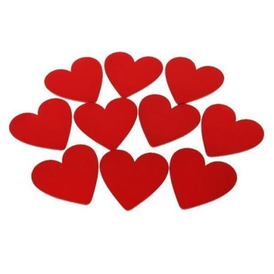 Czerwone Serce Drewniane Kawałki Serce Miłość