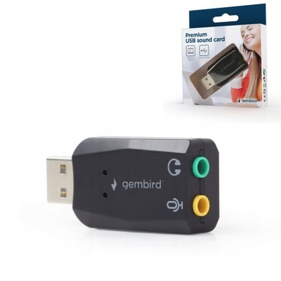 Gembird Karta dźwiękowa Virtus Plus USB 2.0
