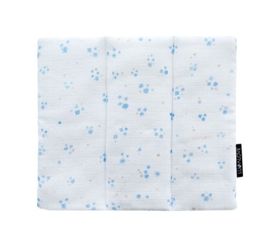 LULLALOVE MUŚLINOWA PODUSZECZKA NIEZAPOMINAJKI