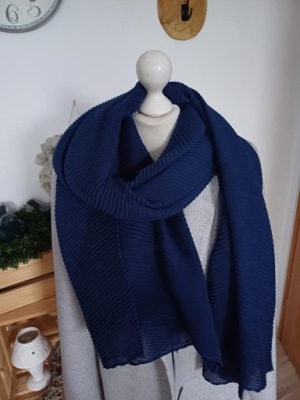 SZAL CHUSTA PLISOWANA APASZKA 90 X 190 CM