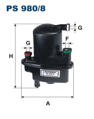 FILTRO COMBUSTIBLES FILTRON PS 980/8  