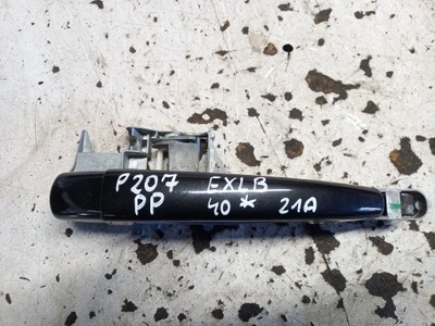 Ручка зовнішня права передня peugeot 207 exlb фото №1